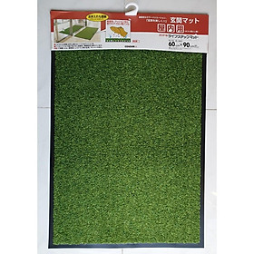 Thảm Welcome cao cấp kích thước 60x90CM CONDOR Đế cao su chống trượt DOORMAT Xanh lá đậm