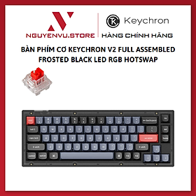 Mua Bàn Phím cơ Keychron V2 RGB Hotswap Custom QMK (No Knob) - Hàng Chính Hãng