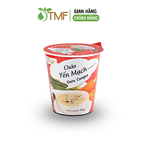 Cháo yến mạch gạo lứt ly TÂM MINH FOODS dinh dưỡng ăn liền tiện lợi