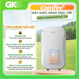 Mua CWH-45EPGPVN(W)-CB - Máy Nóng Tắm Trực Tiếp Comfee CWH-45EPGPVN(W)-CB - Hàng Chính Hãng - Chỉ Giao Hồ Chí Minh