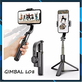 Mua Tay Cầm Chống Rung Điện Tử Gimbal L08 Có Bluetooth Có Chân Đỡ Tự Đứng