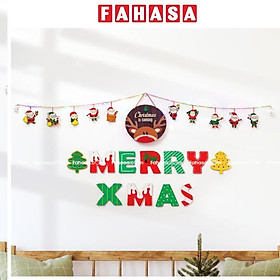 Dây Hình Gỗ Treo Tường Trang Trí Giáng Sinh - Bách Mộc - Christmas Is Coming