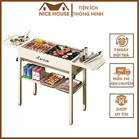 Mua Bếp nướng than hoa không khói ngoài trời  Bếp BBQ dã ngoại PH22913 gấp gọn tiện lợi chất liệu hợp kim chịu nhiệt phủ sơn tĩnh điện