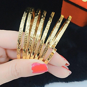 Bộ Vòng Xi Men  Mạ Vàng 18k Gồm 07 Chiếc Khóa Gài Mẫu 170.09.10