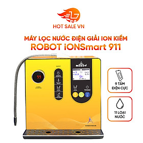 Máy Lọc Nước Điện Giải Ion Kiềm ROBOT IonSmart 911 Nóng Thông Minh - Hàng Chính Hãng