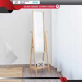 GƯƠNG KỆ ĐỨNG KHUNG GỖ HÀN QUỐC - A MIRROR SHELF