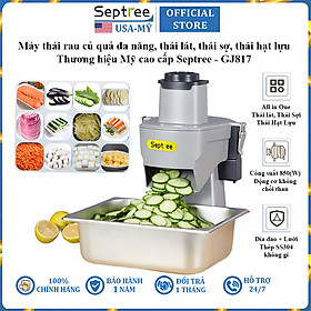 Mua Máy thái rau củ quả đa năng  thái lát  thái sợi  thái hạt lựu thương hiệu Septree GJ817 - Hàng chính hãng