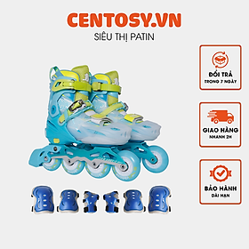 Giày trượt patin trẻ em Cougar 333 hàng chính hãng có thể điều chỉnh size + bánh đèn