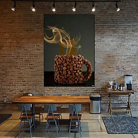 Mua Tranh trang trí quán cà phê độc đáo GDT-146
