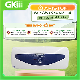 Mua BÌNH NÓNG LẠNH ARISTON BLU 20 SLIM 2.5 FE hàng chính hãng