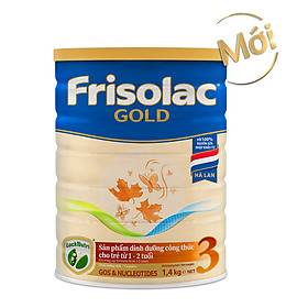 Sữa Bột Frisolac Gold 3 1400g Dành Cho Trẻ Từ 1 - 2 Tuổi