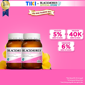 Combo 2 Lọ Tinh Dầu Hoa Anh Thảo Hỗ Trợ Cân Bằng Nội Tiết Tố Blackmores Evening Primrose Oil 190 Viên/Lọ