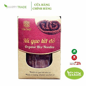 Mì gạo lứt đỏ hữu cơ Tâm Thuỷ 400g