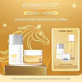Combo Chống nắng Sakirei SPF 50+ PA++++ & Kem dưỡng phục hồi da Sakirei NMN Revitalize