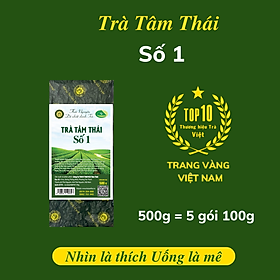 Trà xanh tâm thái số 1 túi 500g trà nõn thái nguyên đặc biệt 500g