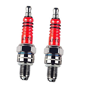 2x Spark Plug A7TC 3  for GY6 50cc-125cc Moped Scooter ATV Quads