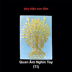 Miếng Dán Quan Âm Nghìn Tay Cho Tuổi Tý, kích thước: 6.5 x 4.5 cm - SP006156