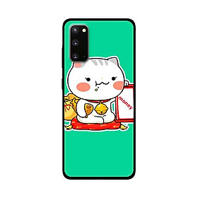 Ốp Lưng Dành Cho Samsung Galaxy S20 mẫu Mèo May Mắn 4 - Hàng Chính Hãng