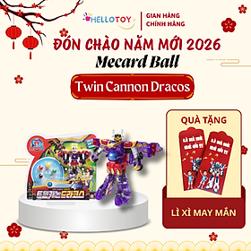 Đồ Chơi Xe Hơi Biến Hình MECARD BALL Twin Cannon Dracos - Hellotoy