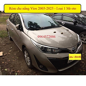 Rèm che nắng, chắn nắng xe Toyota Vios 2003-2023 - Rèm loại 1có hút nam châm