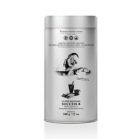 Cà Phê Hạt Mộc Trung Success 8 Nguyên Legend – Lon 340g – 100% Arabica, Hương Hoa Trái Cây Tươi