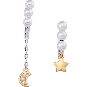 Bông tai bạc PNJSilver Aura NHXMC000002