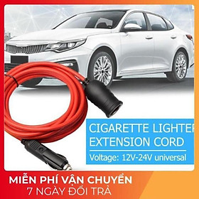 Mua Dây Cáp Nối Dài Tẩu Sạc Lõi Đồng Cho Xe Hơi Ô tô 12V 24V