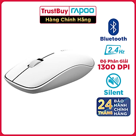 Mua Chuột Không Dây Silent Wireless Và Bluetooth RAPOO M200 - Hàng chính hãng