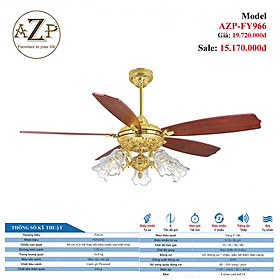 Mua AZP-FY966 – BST QUẠT ĐÈN CAO CẤP / GIẢI PHÁP TRANG TRÍ CHO CÁC CÔNG TRÌNH NHÀ HÀNG  KHÁCH SẠN. CĂN HỘ  DINH THỰ phong cách đương đại  hàng nhập khẩu AZP