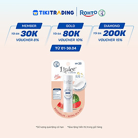 Son dưỡng không màu chuyển kem mịn Lipice Creamy 3.3g: Hương Dưa Hấu (Watermelon)
