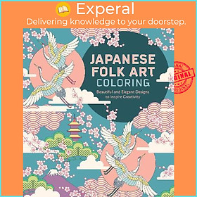 Sách - Japanese Folk Art Coloring Book by Editors of Chartwell Books (US edition, paperback)