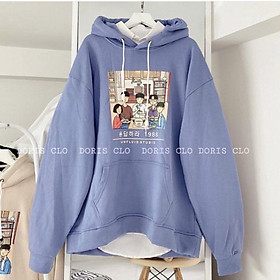 Hình ảnh ÁO HOODIE, Áo Khoác Hoodie Nỉ 2 Lớp Form Rộng Unisex, Áo Khoác Nỉ Ngoại dài tay nam nữ cao cấp áo phông nỉ bông sweater có mũ