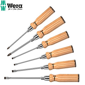 Mua Tua vít đóng được ở đầu cán gỗ Wera 05018251001  930/935/6 Screwdriver gồm 6 cái