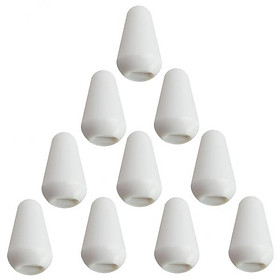 3X 5 or 3 Way Toggle Switch Tip Knobs   Buttons for ST Electric Guitar White