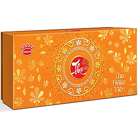 Hộp bánh trung thu Kinh Đô cao cấp - Lava Trứng Chảy Kim Sa (3 bánh x 80g)