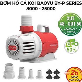 Bơm Hồ Koi Baoyu BY-P Series (8000-25000L/H) - Bơm Đẩy Thác, Lọc Bakki Tiết Kiệm Điện, BH Chính Hãng
