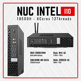 Hình ảnh Máy tính để bàn – PC Gaming – NUC Intel core i5-10500H – 6 cores 12 threads – 4.5Ghz (Hàng chính hãng)