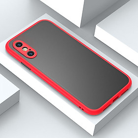 Ốp Lưng Nhám Viền Màu Bảo Vệ Camera Thế Hệ Mới Dành Cho iPhone 7 PLUS/ 8 PLUS/X / XS / XR / XS MAX / 11 Pro / 11 Pro Max- Handtown- Hàng Chính Hãng