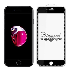 Kính Cường lực viền kim cương iPhone 6 / 7 / 8 / 6Plus / 7Plus / 8Plus / X/ XS /XR/ XS MAX- Handtown- Hàng Chính Hãng