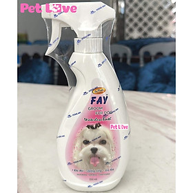 Fay xịt tắm khô, khử mùi hôi, giúp mượt lông chó (chai 350ml)
