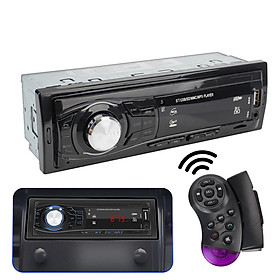 Bộ máy nghe nhạc MP3 1428 Bluetooth 1 Din hỗ trợ cổng USB kèm điều khiển từ xa cho xe hơi