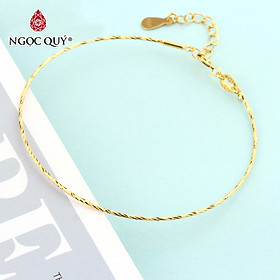 Lắc tay bạc mạ vàng - Ngọc Quý Gemstones