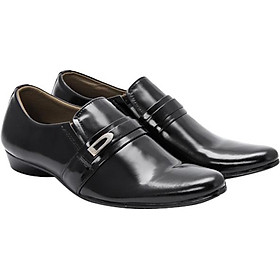 Giày Tây Nam Huy Hoàng HT7105 - Đen