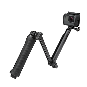 Có thể gập lại 3 chiều Grip Selfie Stick cho GoPro Hero 10 9 8 7 5 6