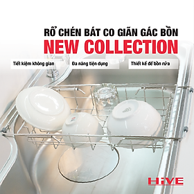 Mua Rổ chén bát co giãn gác bồn rửa HiVE Inox 304