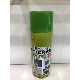 Chai xịt tẩy vết keo,băng dính,vệ sinh xe, cửa kính chuyên dụng Remover of Sticker 450ml