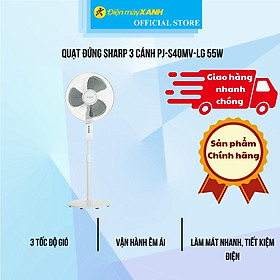 Mua Quạt đứng Sharp 3 cánh PJ-S40MV-LG 55W - Hàng Chính Hãng