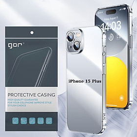 Ốp lưng trong suốt GOR dành cho iPhone 15 Pro Max / iPhone 15 Pro / iPhone 15 Plus / iPhone 15 - HÀNG CHÍNH HÃNG