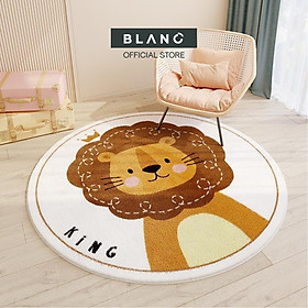 Mua Thảm Trải Sàn Tròn Cho Bé Trang Trí Phòng Ngủ Xinh Xắn BLANC 