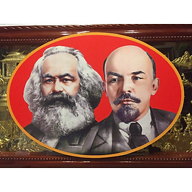 Mua Tranh in dầu ô Van Các Mác Lê Nin - IN133 - (60x85cm)